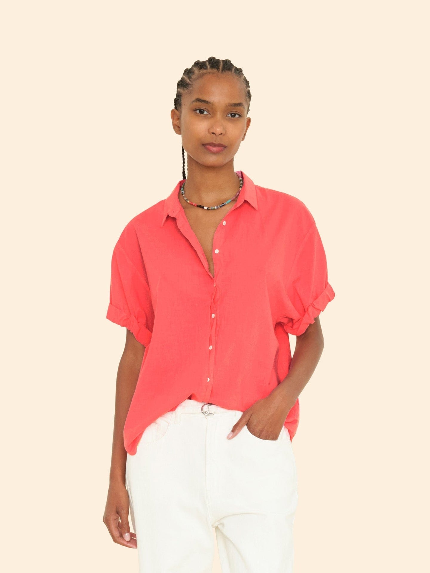 Shirt X5ctp114 Channing Shirt Clambake-Red