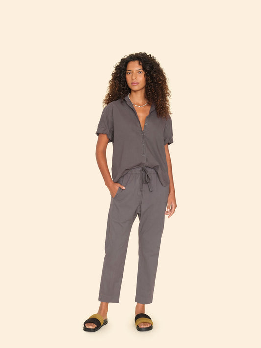 XIRENA |  Draper Pant - Cotton Poplin Ash