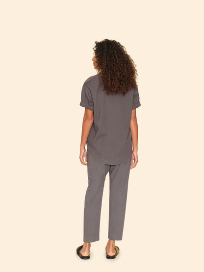 XIRENA |  Draper Pant - Cotton Poplin Ash