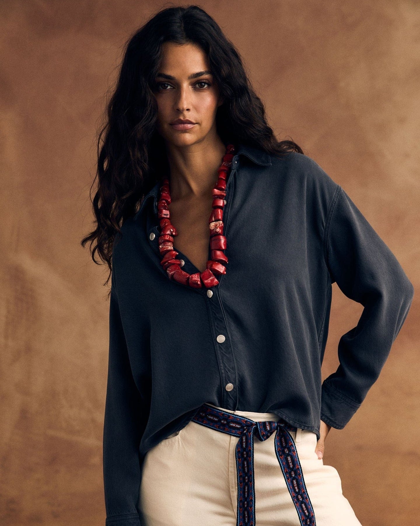 Denim Shirt Gia X5lwd001 Almost-Black