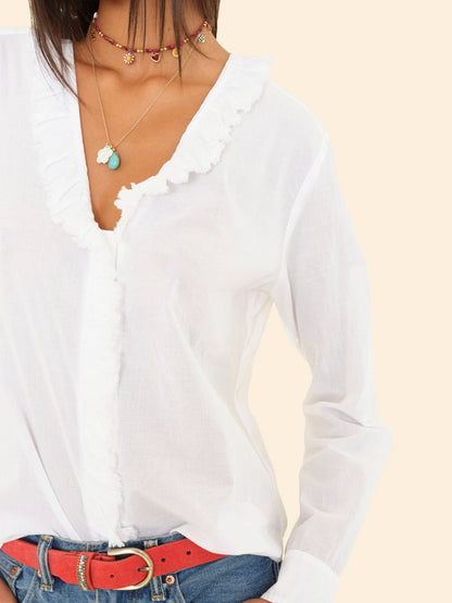 Blouse Kayde Shirt White