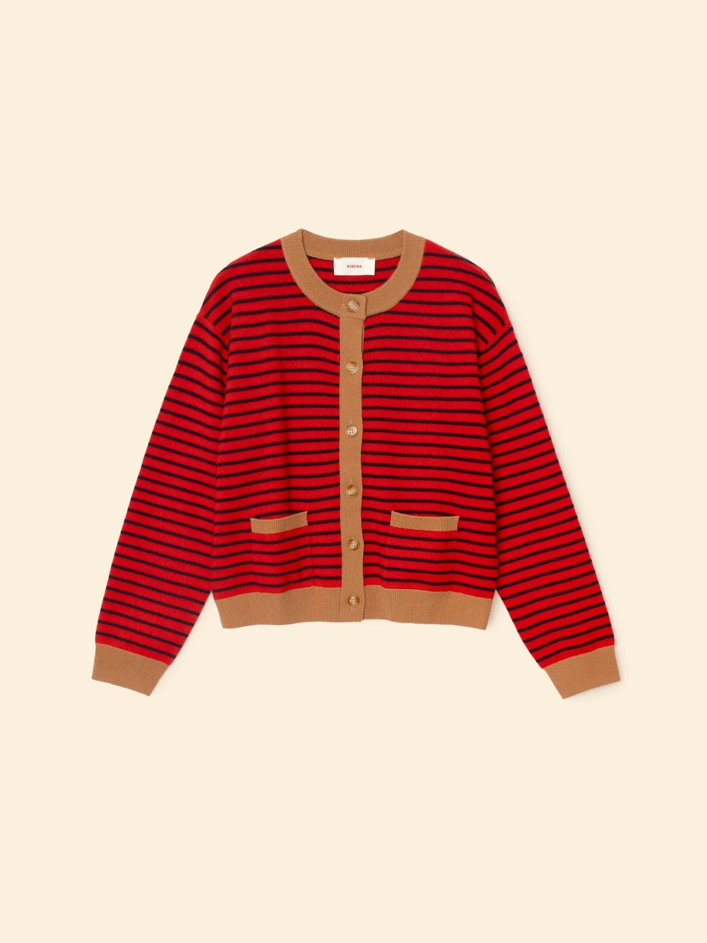 Cardigan Lillian Cardigan Red-Stripe