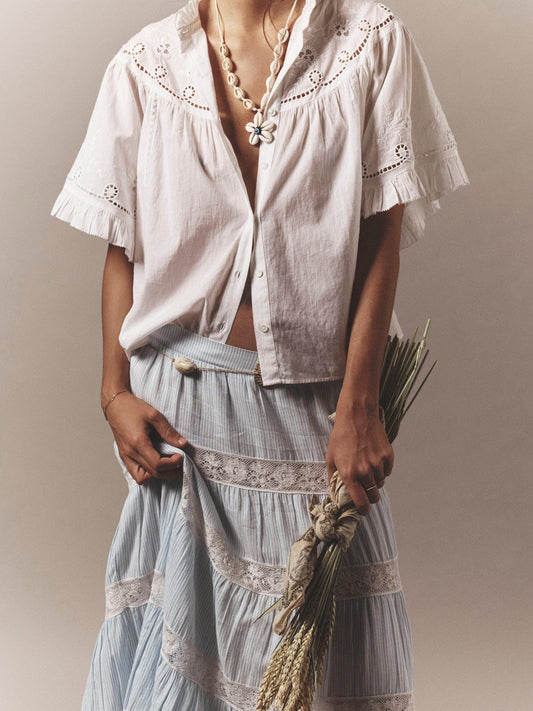 Blouse Mae Shirt White