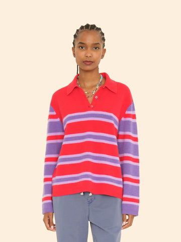 Pullover X9mrs005 Maude Sweater Red-Petals