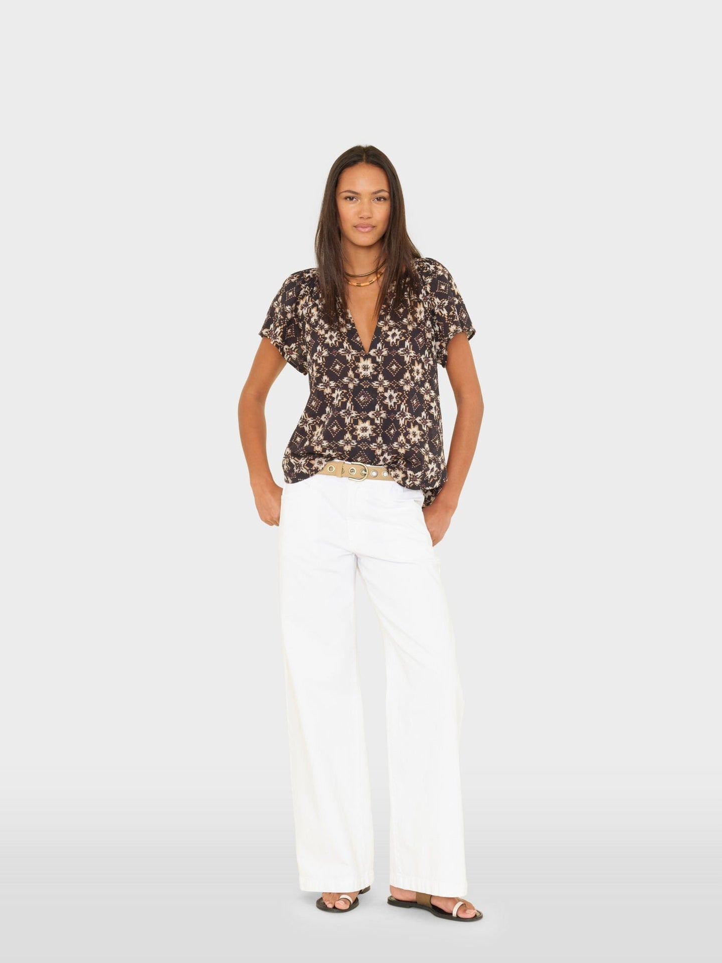 Pants Nixon X7jdw052 White – RUE MADAME | BOUTIQUE PARISIENNE