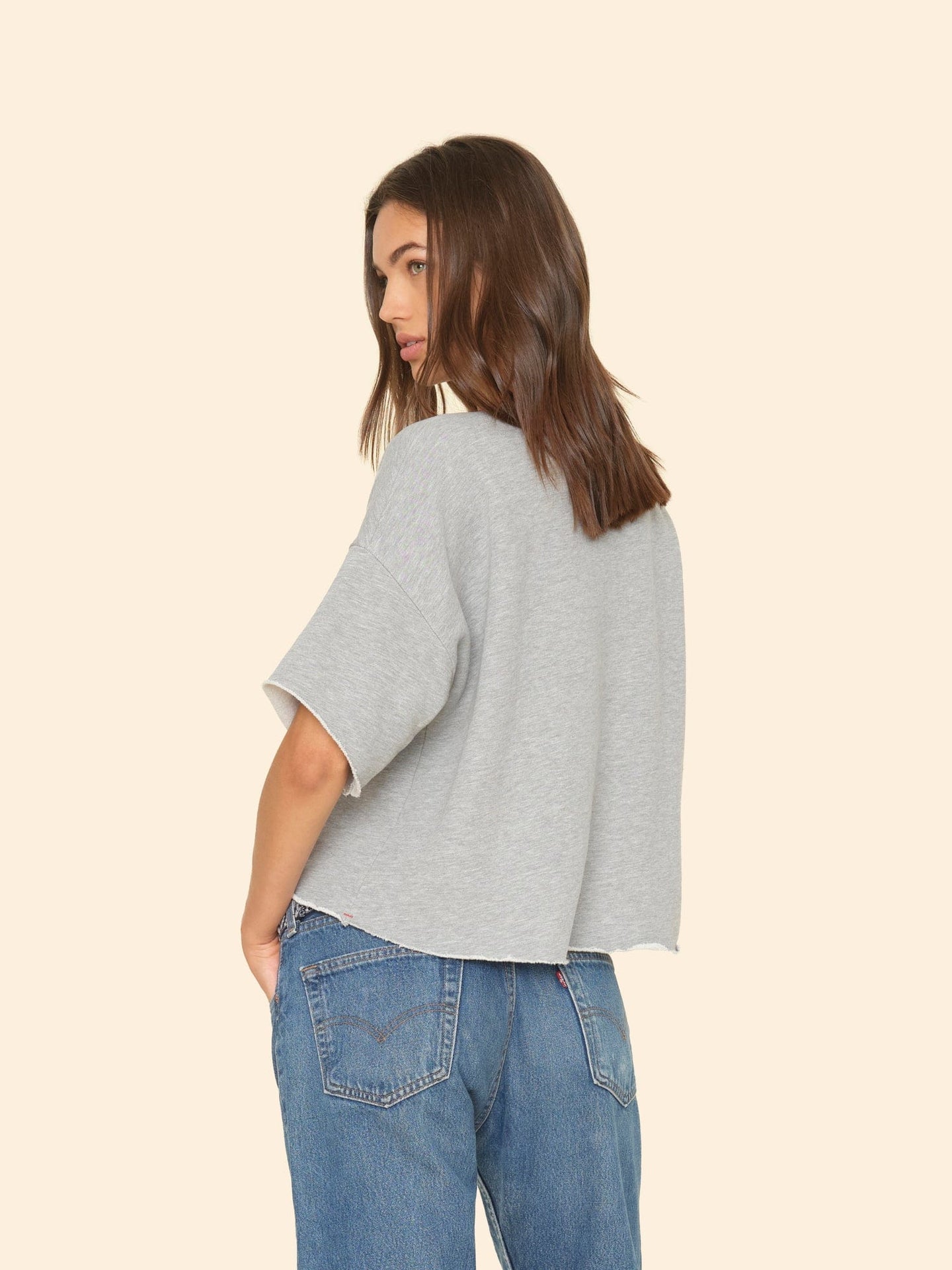 Sweatshirt X6wfh001 Romeo Sweatshirt Heather-Grey