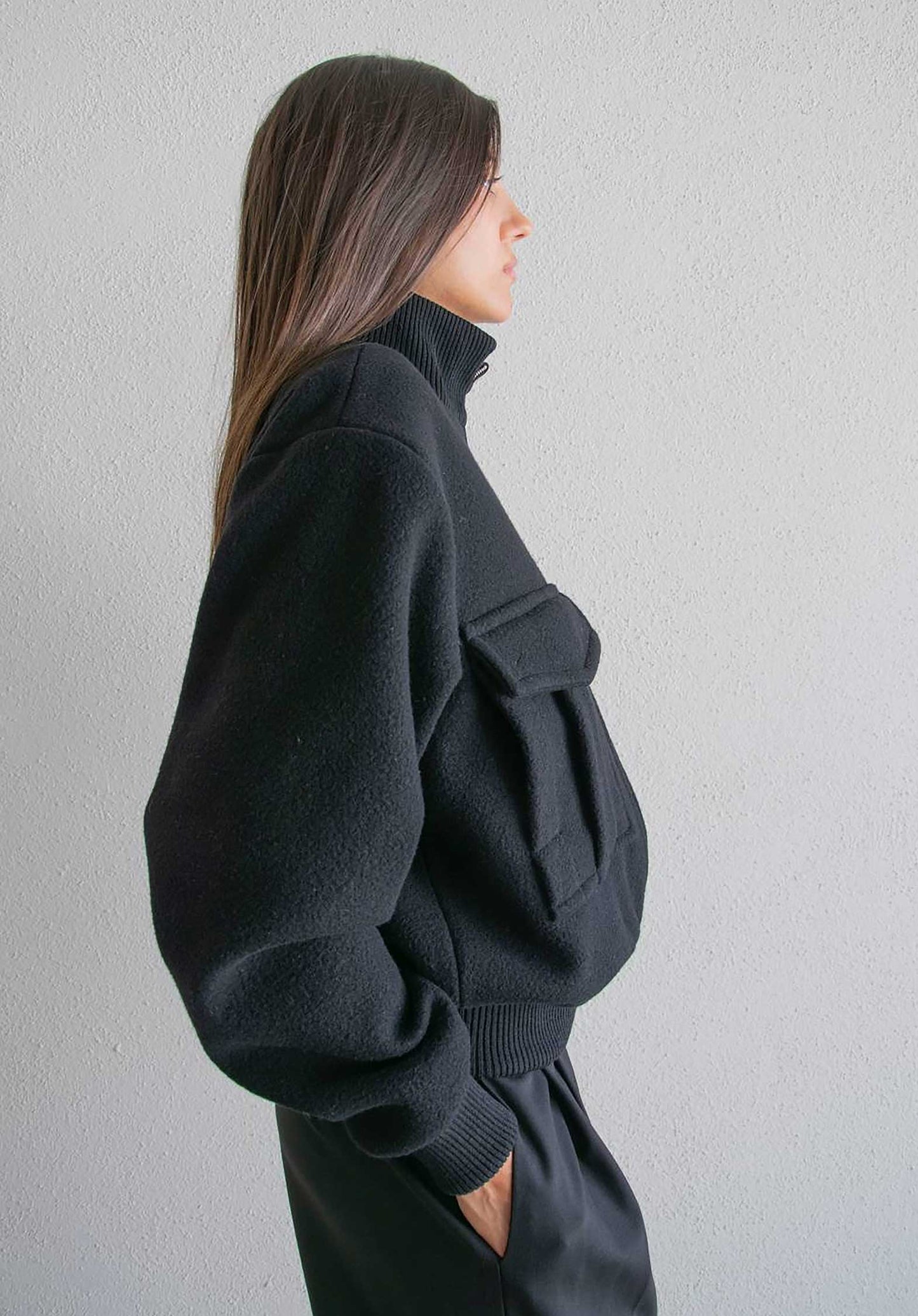 Jacket Baseball Jack Wo Black