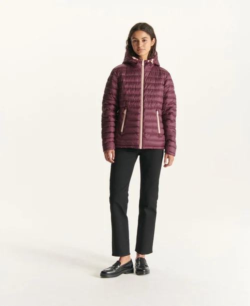 Reversible Jacket Vienne Rose-Pale-Aubergine