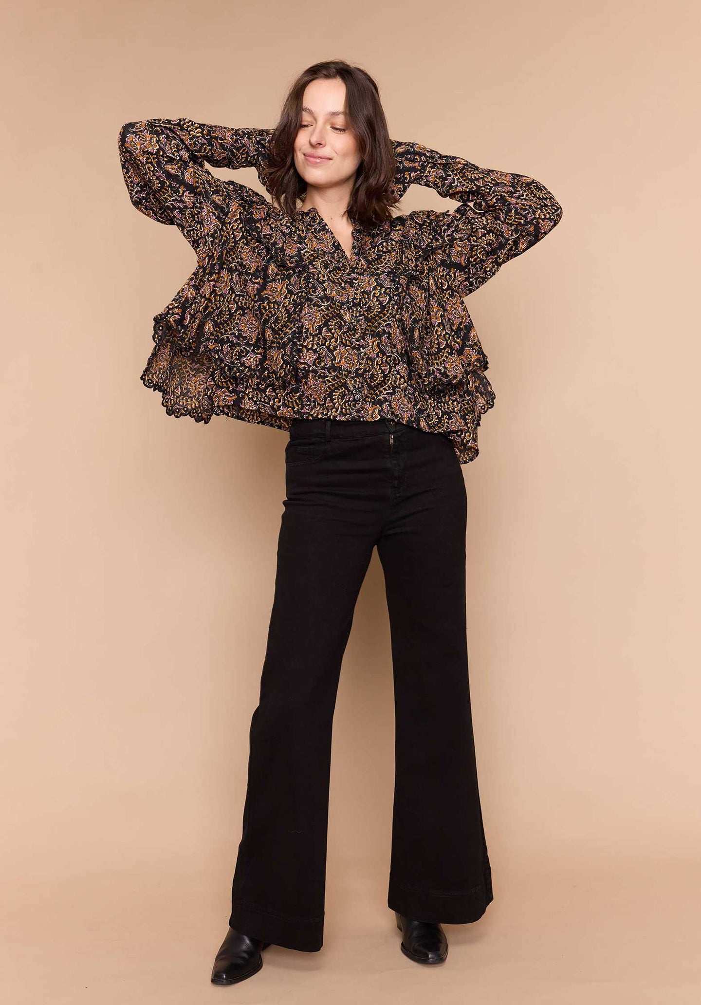 Blouse Pollenu Print-Anita