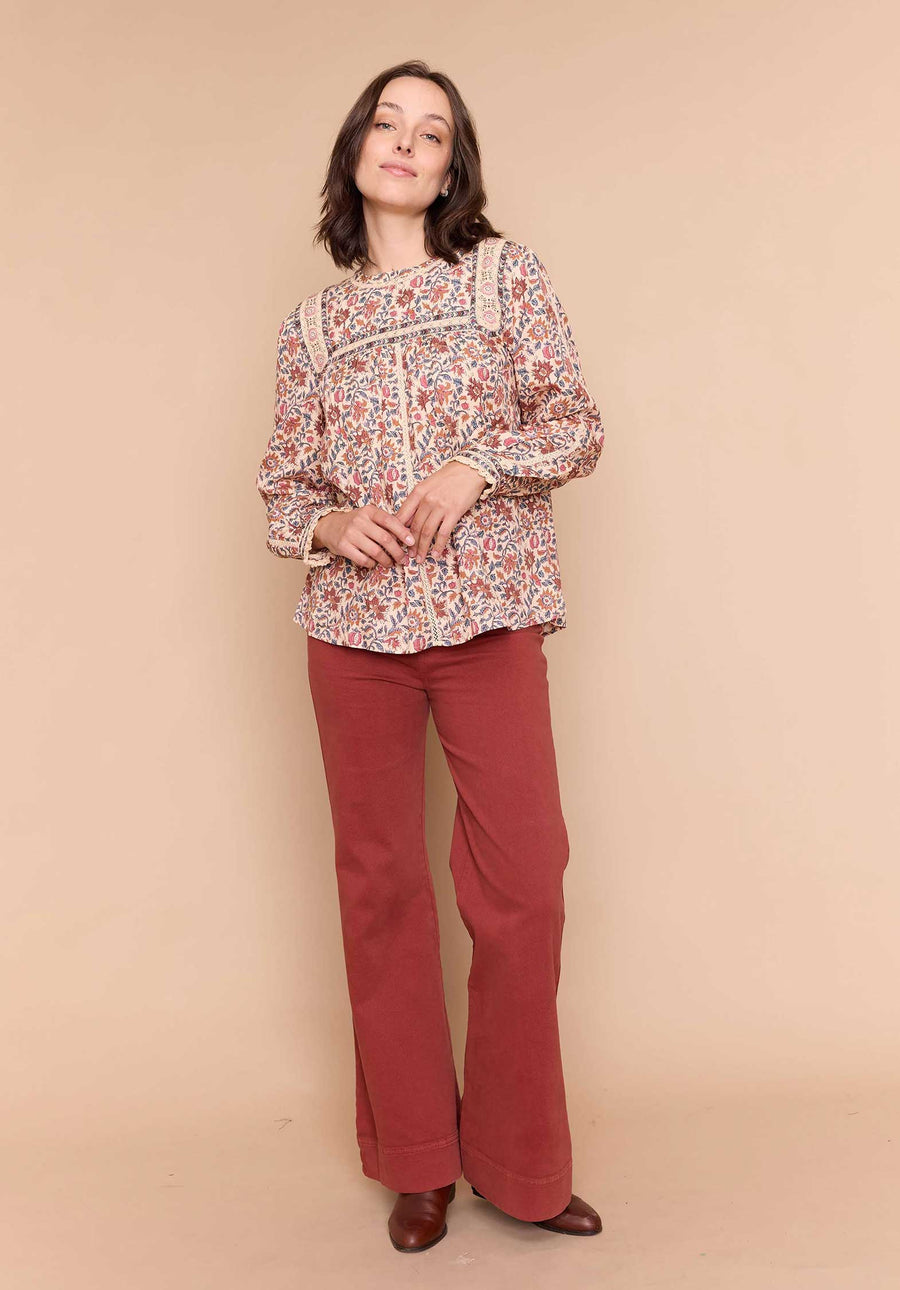 Blouse Ripcord Print-Jinesh