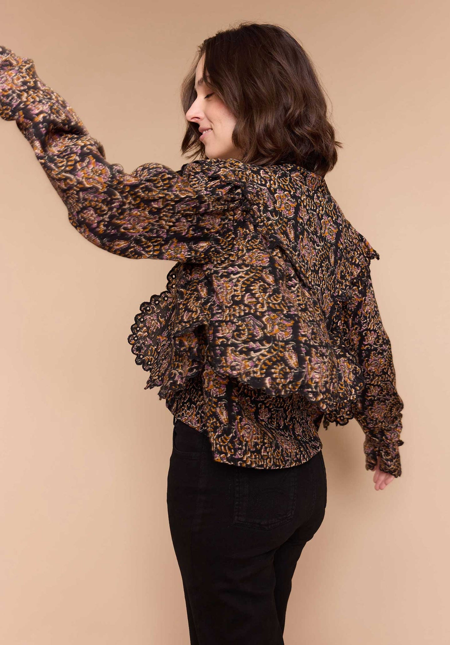 Blouse Pollenu Print-Anita