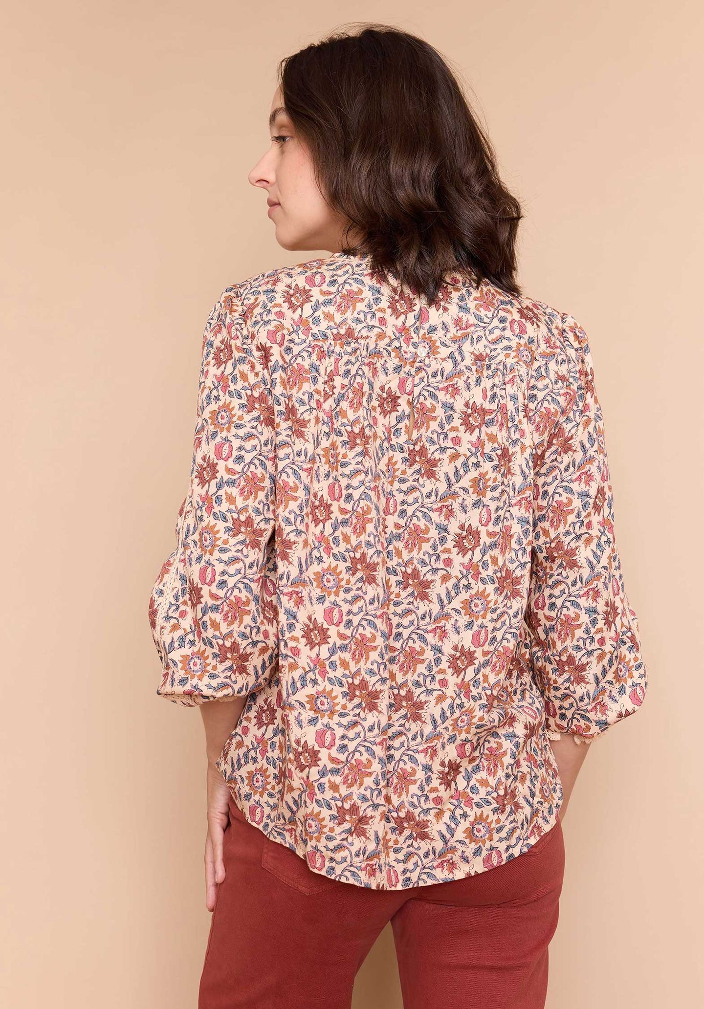 Blouse Ripcord Print-Jinesh