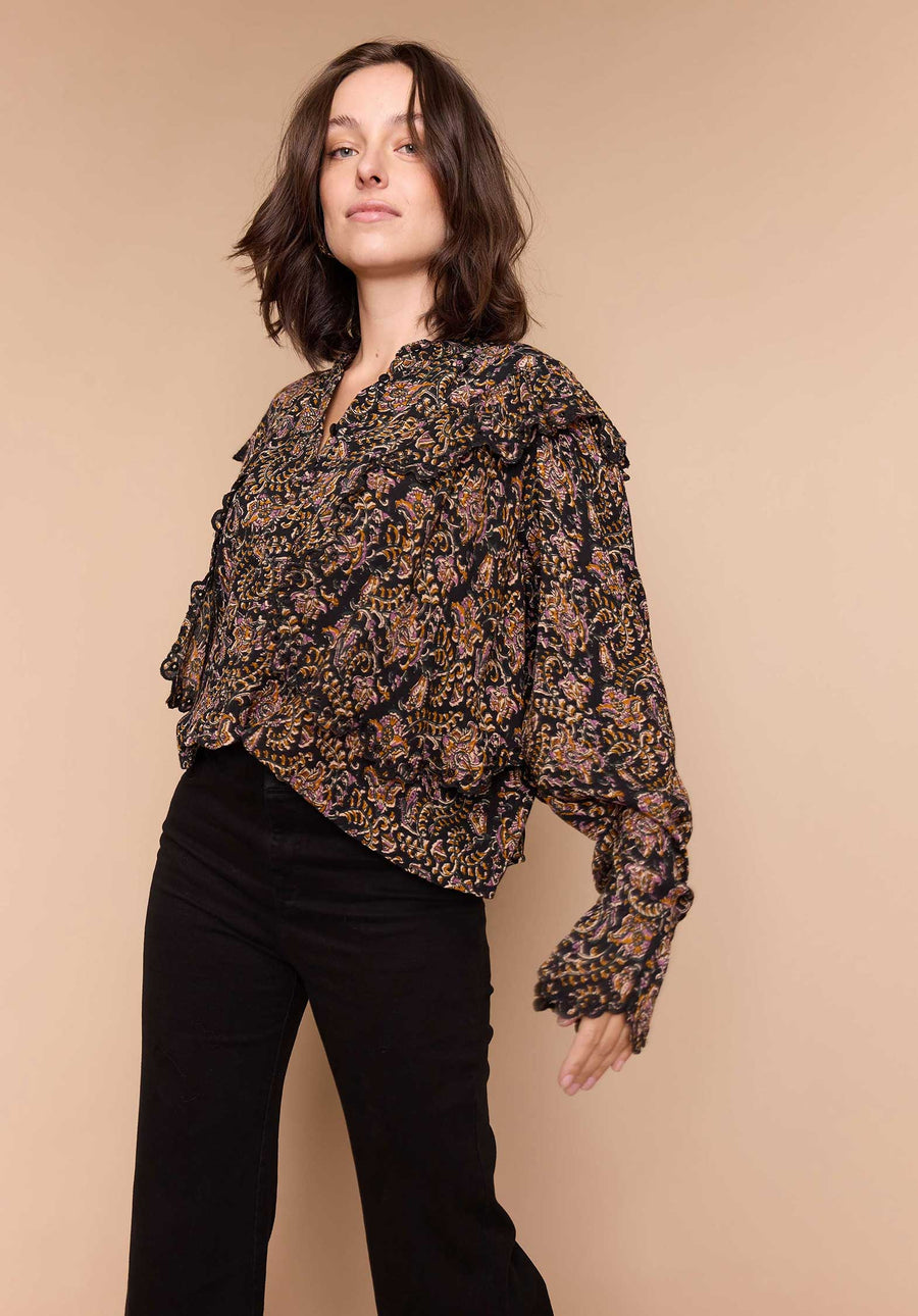 Blouse Pollenu Print-Anita