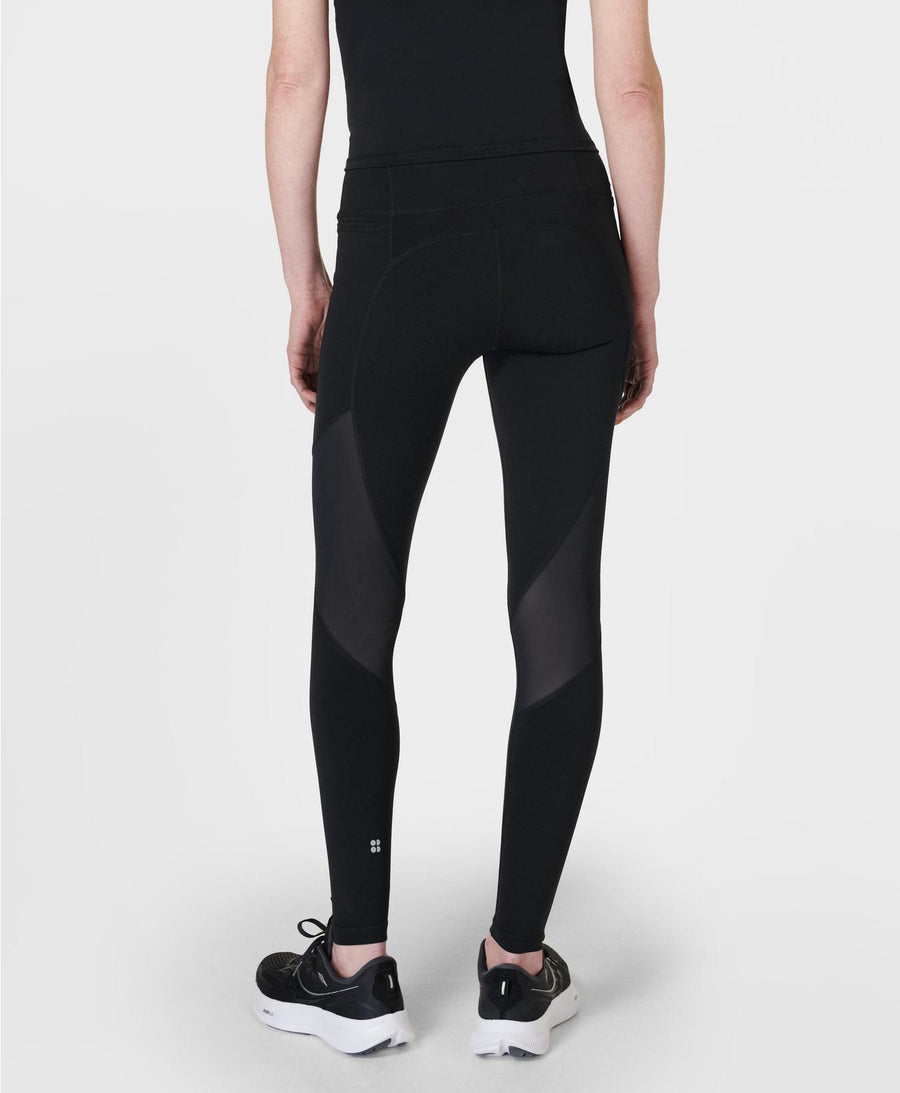 Aerial Core Workout Leggings Sb9549 Black