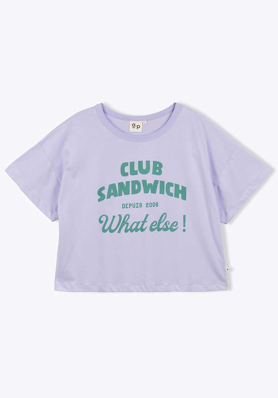 Tshirt Wt07 Club Sandwish Lilas-216