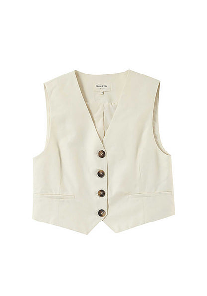 Gilet Penn Ecru