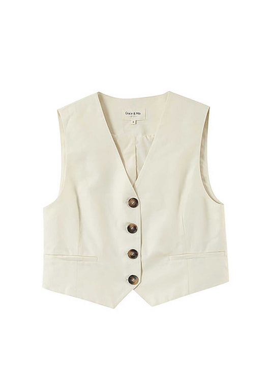 Gilet Penn Ecru