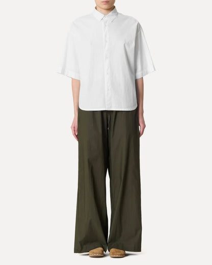 Women's Button-Down Shirt 100% Cotton Poplin - White