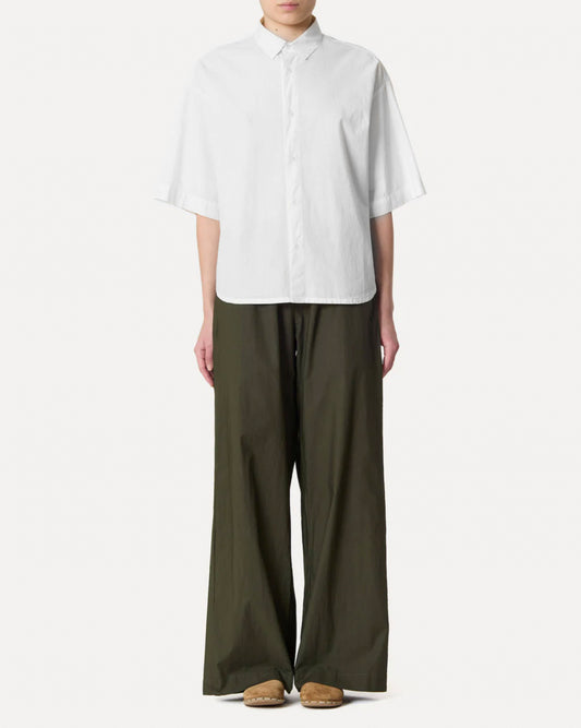 Women's Button-Down Shirt 100% Cotton Poplin - White