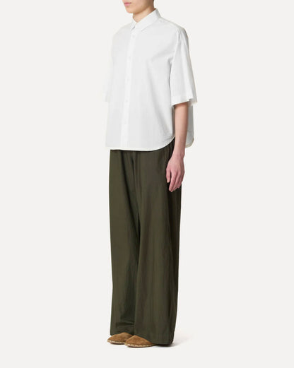 Women's Button-Down Shirt 100% Cotton Poplin - White