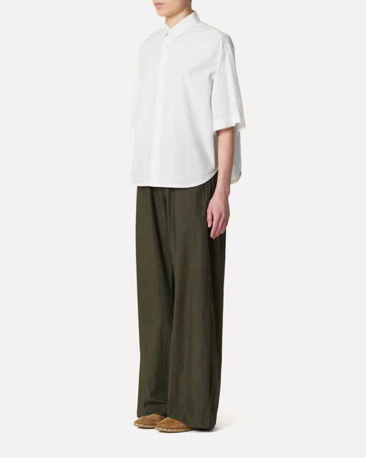 Women's Button-Down Shirt 100% Cotton Poplin - White