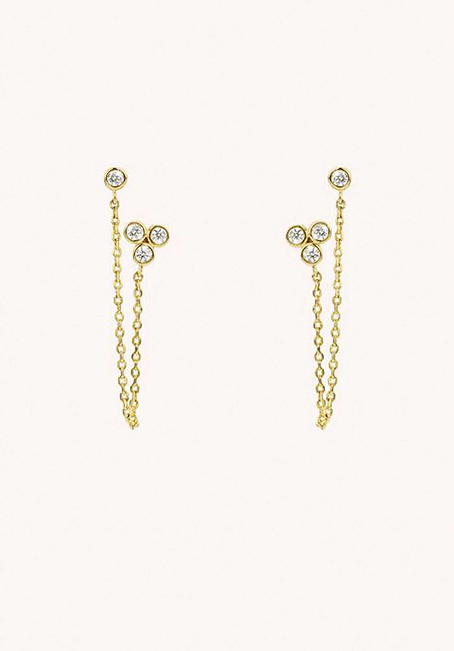 Earring Bo-184g Metal