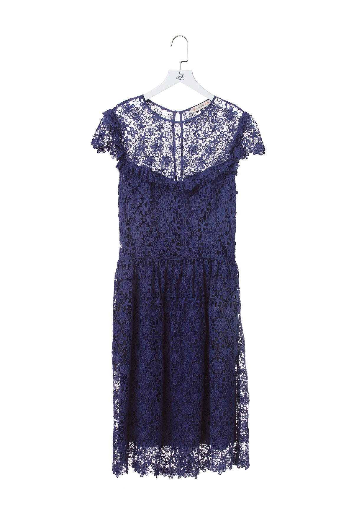 Crochet-Panelled Dress