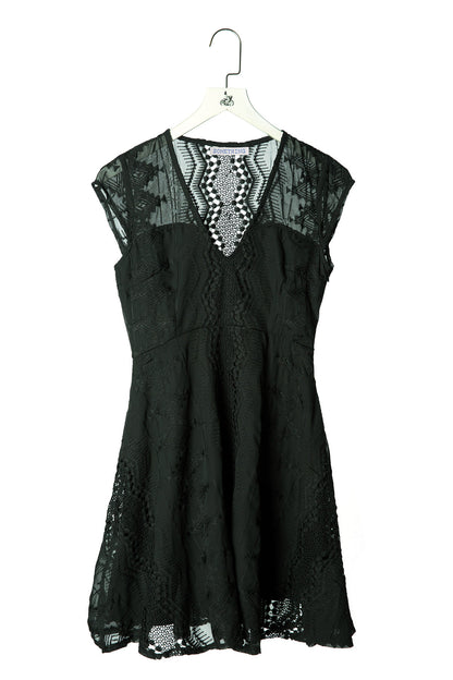 V-neck Lace Dress