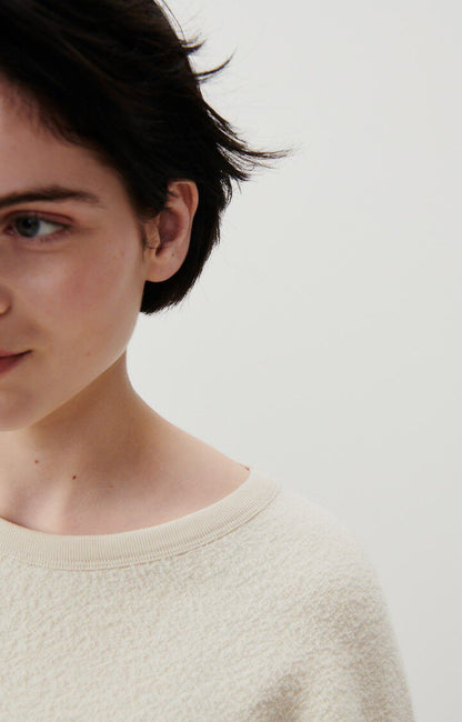 Sweatshirt Boby03a Ecru