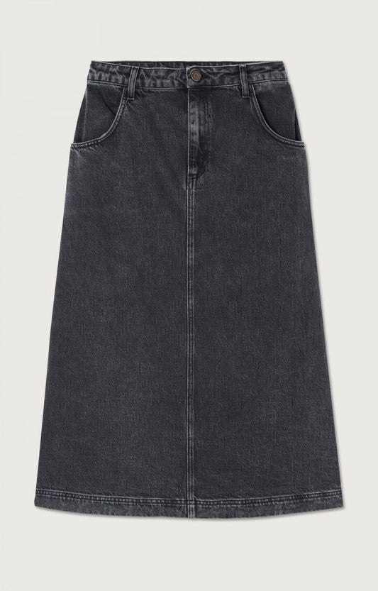 Denim Skirt Yop13d Black-Poivre
