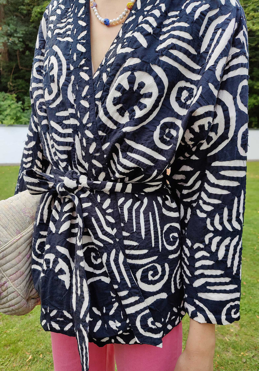 Kimono Se444 Aura Black-White
