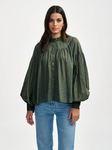 Blouse Diana R0885 Olive-Night