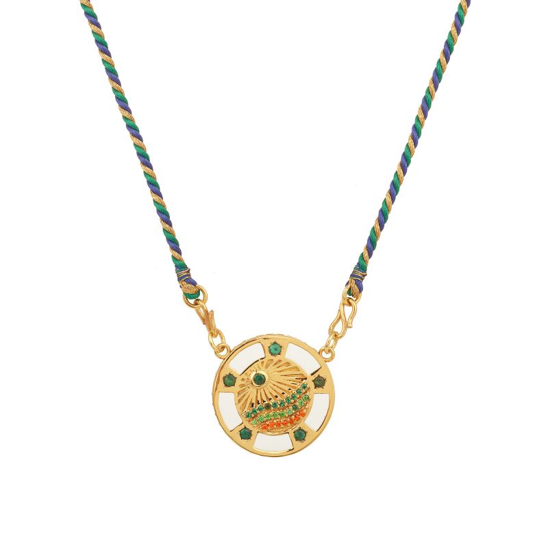 Necklace California Email-Blanc