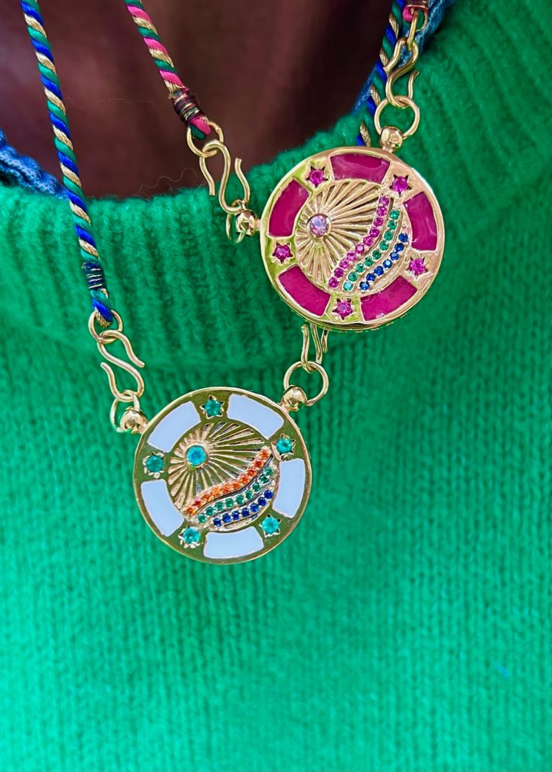 Necklace California Email-Blanc