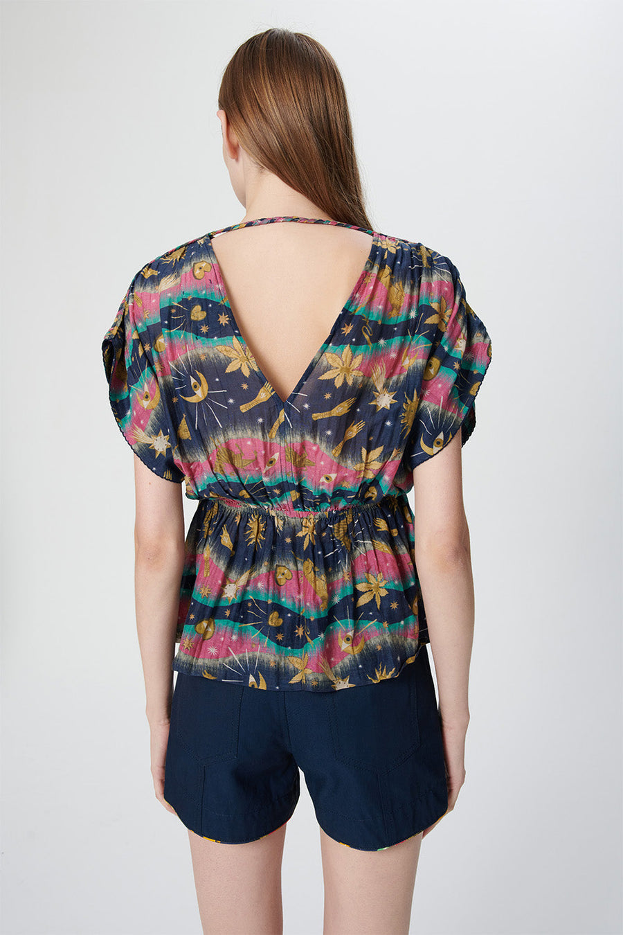Blouse Ginger Ginger Top Pachamama-Navy