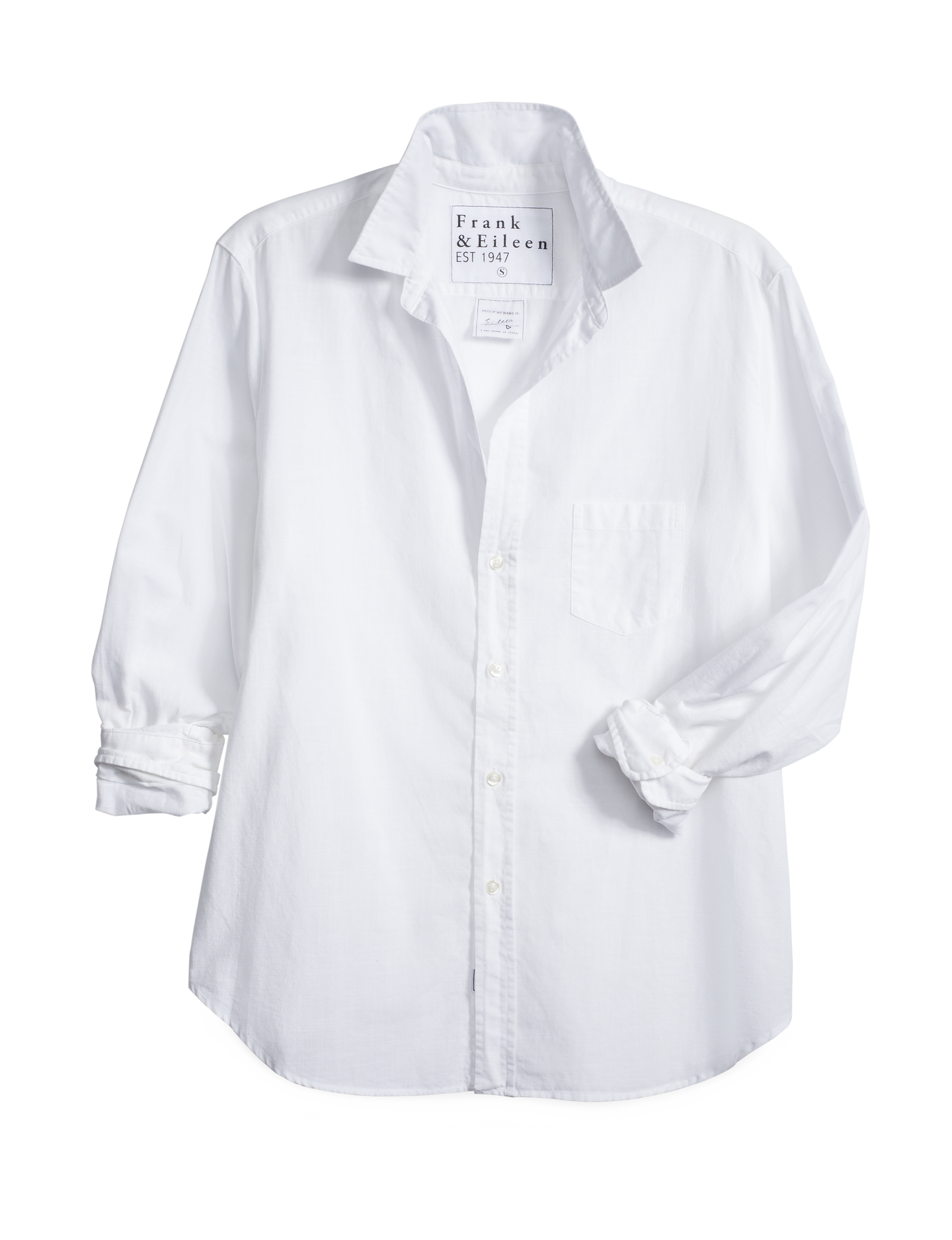 Shirt Eileen Eileen Casual Co Classic-White