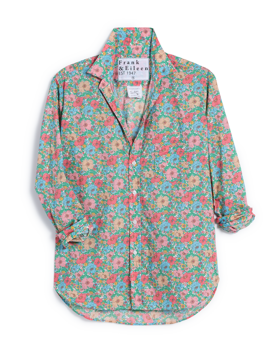 Shirt Eileen Eileen Casual Co Pink-Green-Blue-Flor