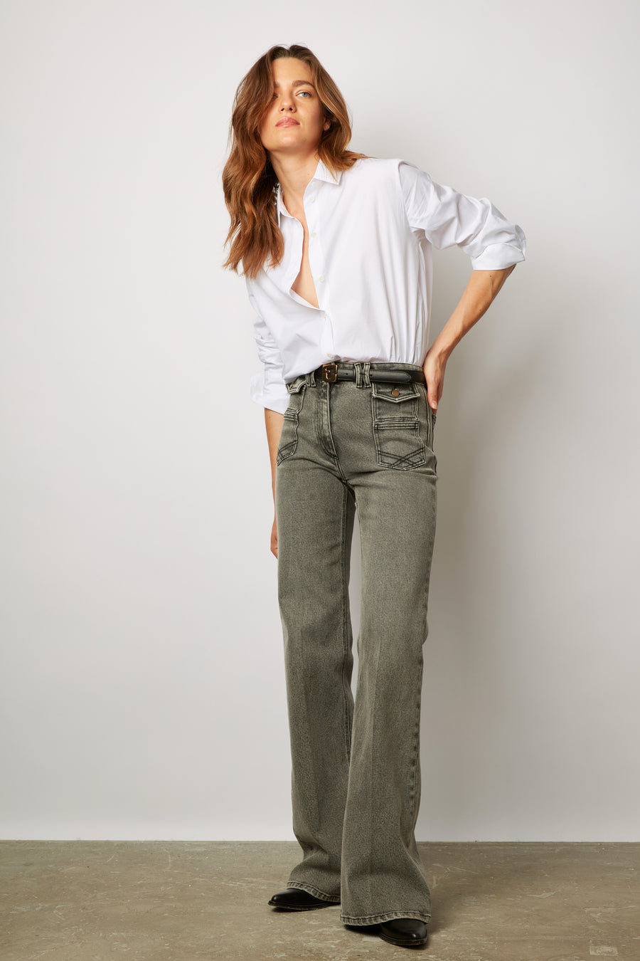 Trouser Anna Dyp15y312 Charcoal