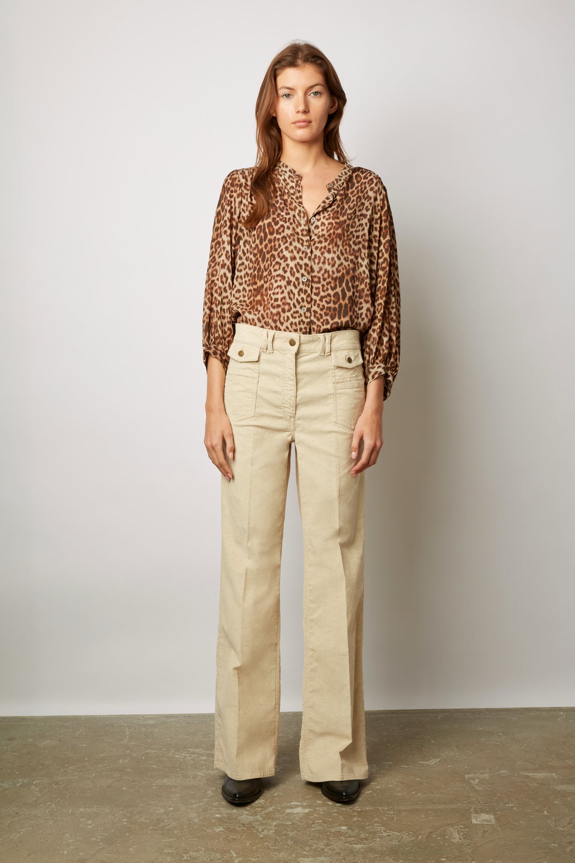Trouser Anna Dyp15y319 Natural
