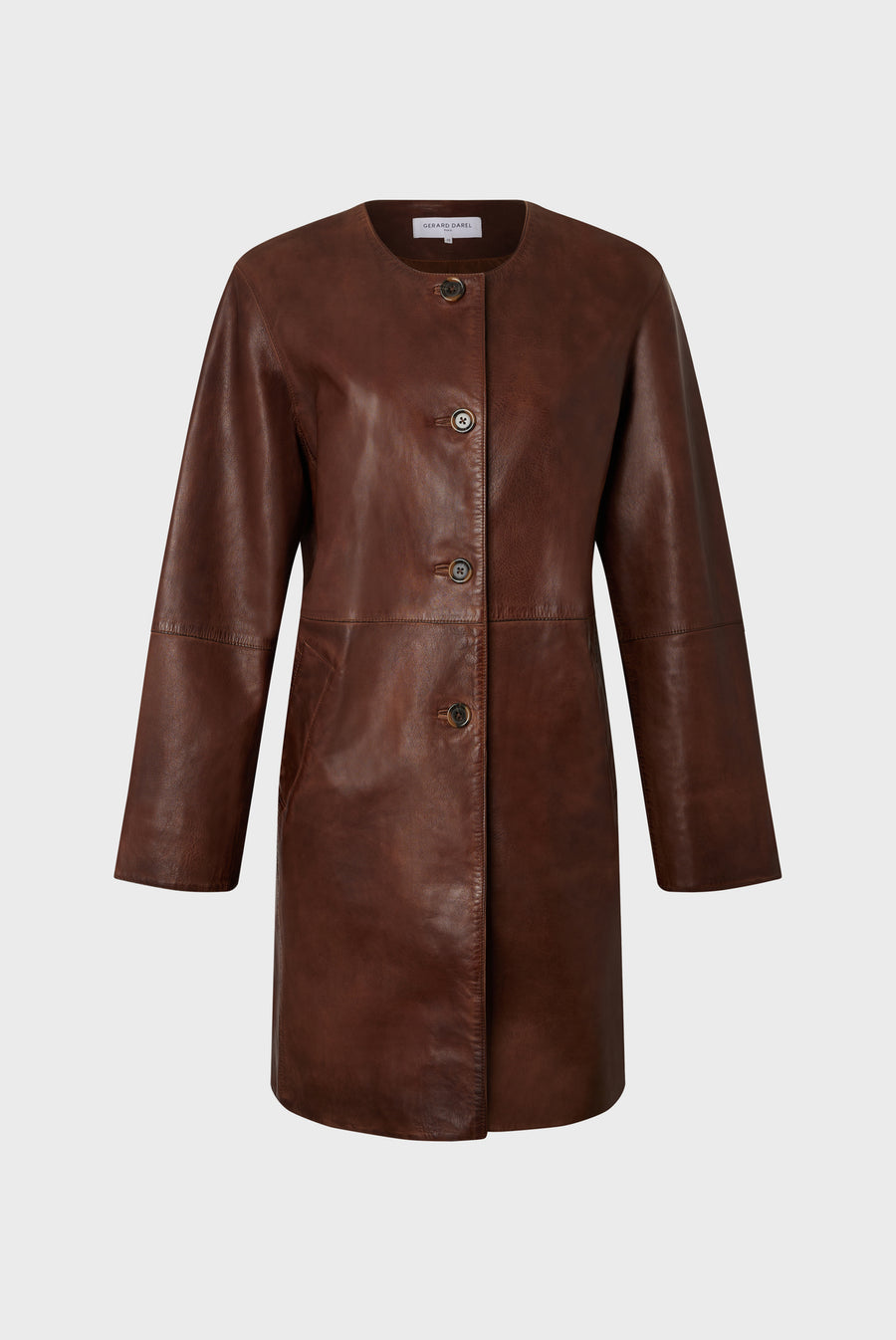 Leather Garment Nalinha Dyy02y009 Brown