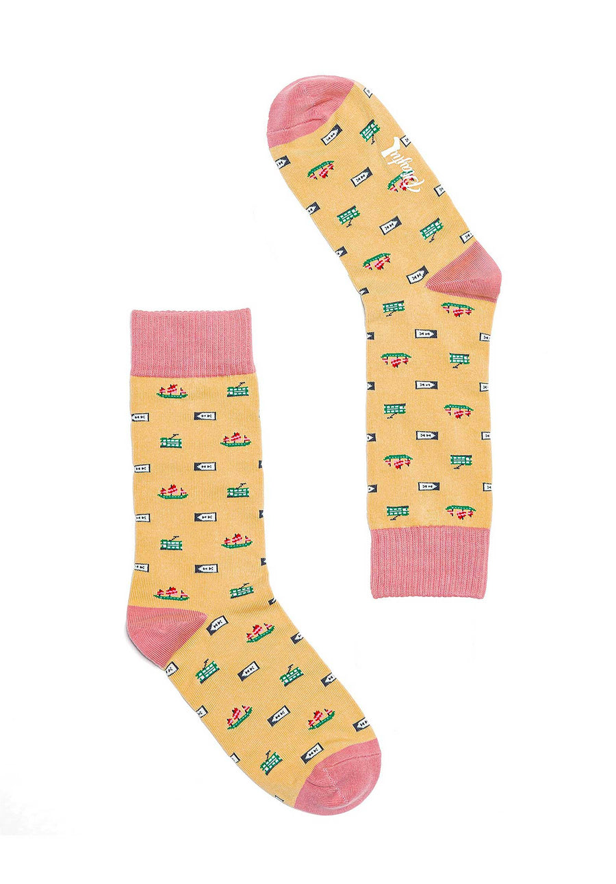 Ding Ding Socks Beige - RUE MADAME | BOUTIQUE PARISIENNE