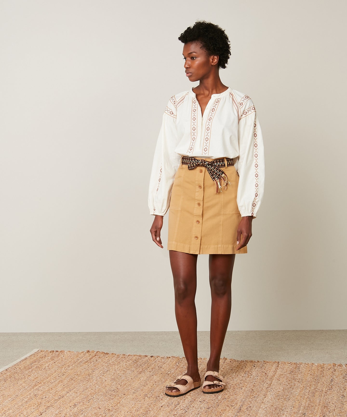 Pants Pove Cotton 33-Dune