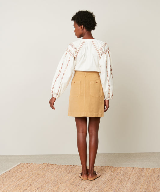 Pants Pove Cotton 33-Dune