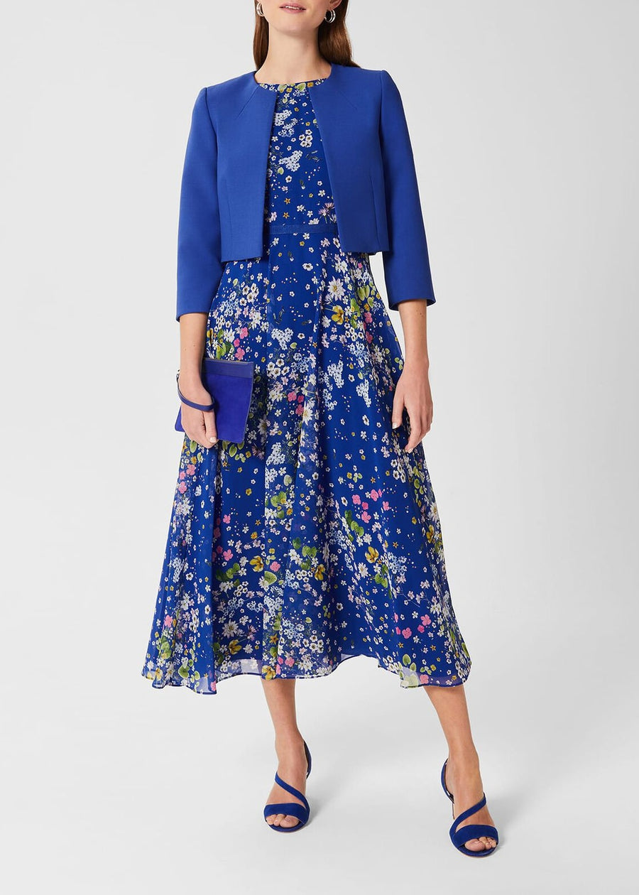 Mid-length skirt Ba&sh Blue size XS International in Polyester
