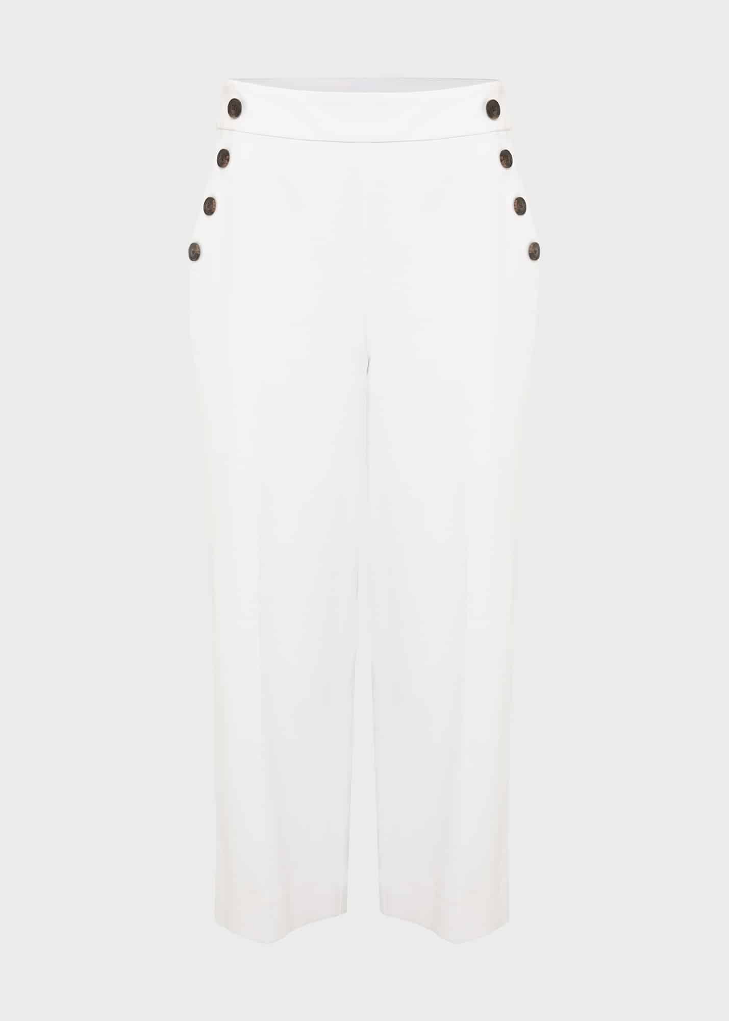 Simone Crop Trouser 0123/8136/9083l00 White