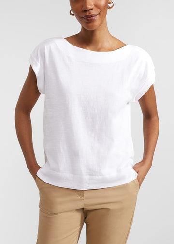 Alycia Slub T-shirt 0124/2767/1144l00 White