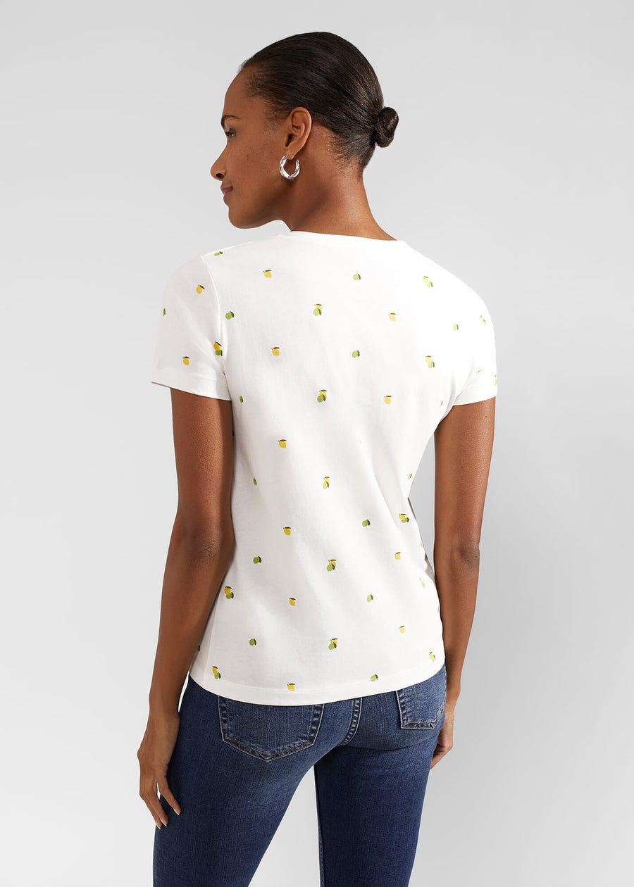 Pixie Printed T-shirt 0124/2949/1144l00 White-Yellow