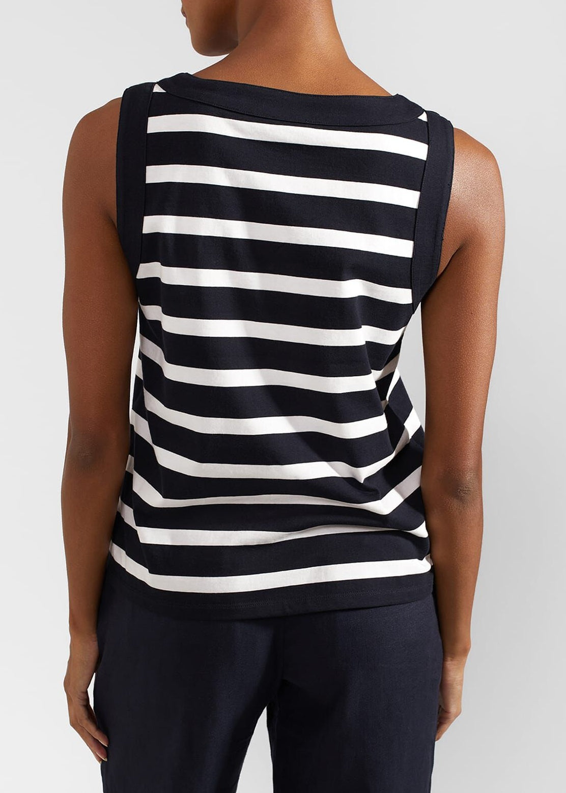 Maddy Striped Top 0124/2983/1144l00 Navy-Ivory