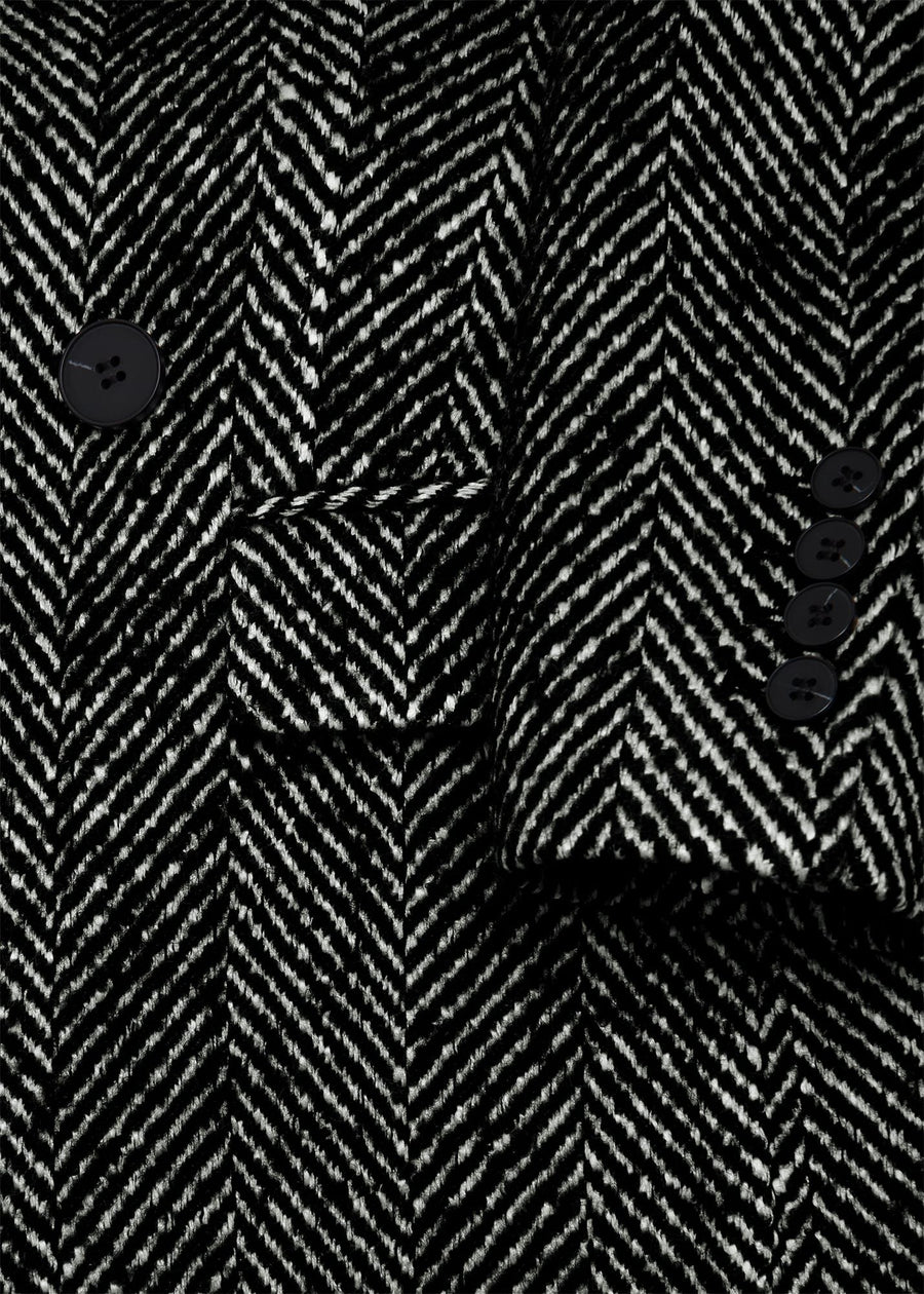 Skye Coat 0124/3929/9044l00 Black-White