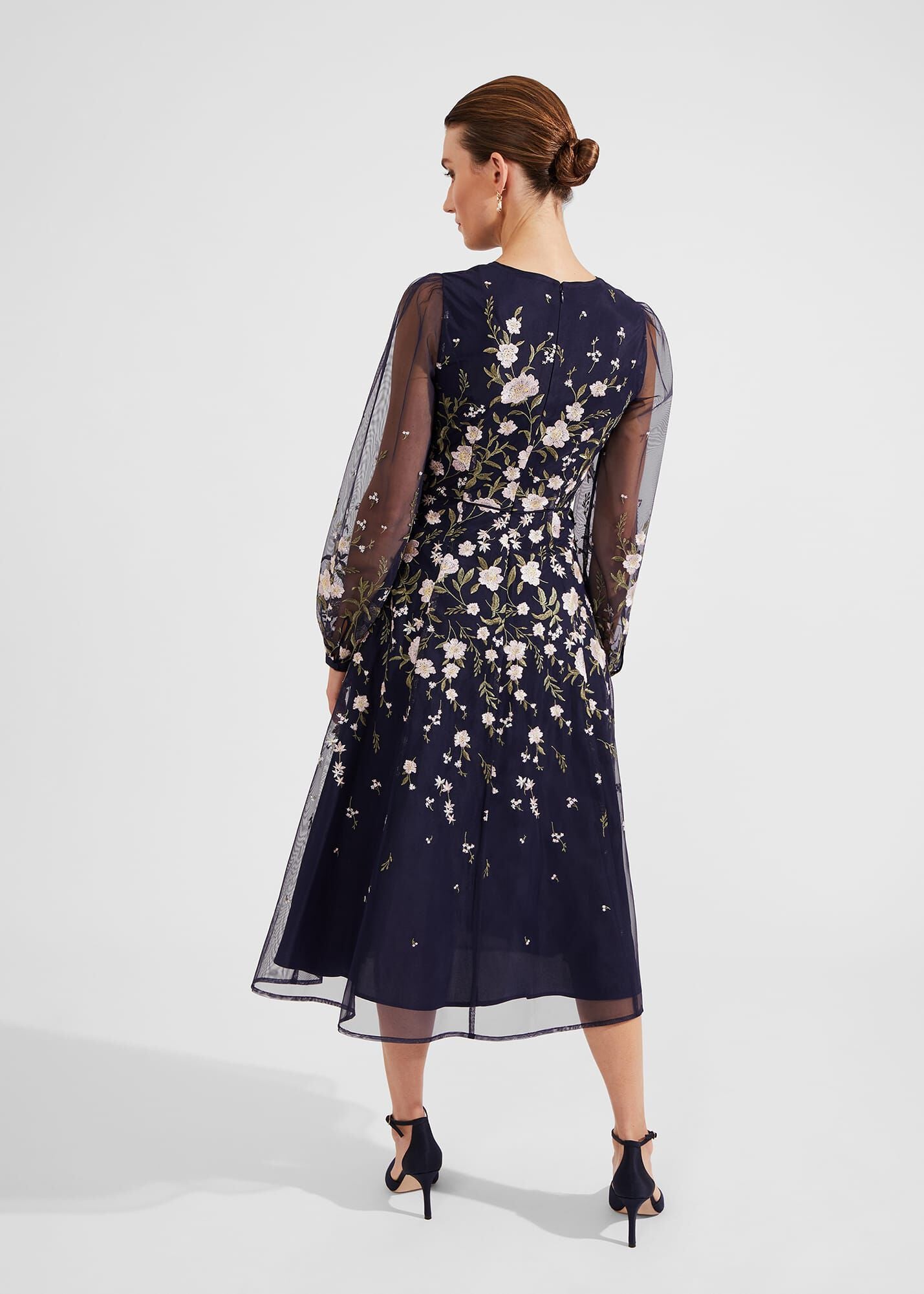 Lois Embroidered Dress 0124/5121/9045l00 Navy-Multi